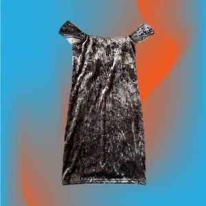 DON’T ASK WHY MINI VELVET DRESS